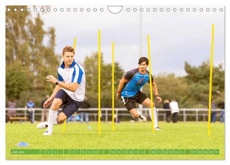 Produktbild: Ich liebe Fu&szlig;ball (Wandkalender 2026 DIN A4 quer), CALVENDO Monatskalender
