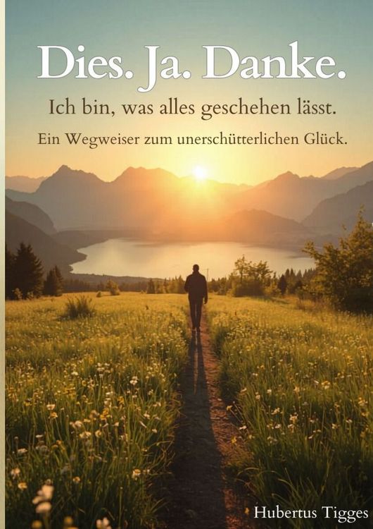 Produktbild: Dies. Ja. Danke. Ich bin, was alles geschehen l&auml;sst. - Ein Wegweiser zum unersch&uuml;tterlichen Gl&uuml;ck.