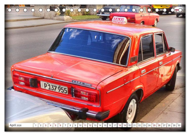 Produktbild: LADA-1600 - Russlands popul&auml;rstes Automobil (Tischkalender 2026 DIN A5 quer), CALVENDO Monatskalender