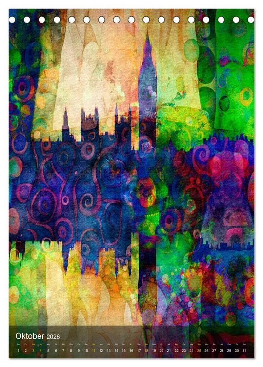 Produktbild: Kunst im Zeitgeist (Tischkalender 2026 DIN A5 hoch), CALVENDO Monatskalender