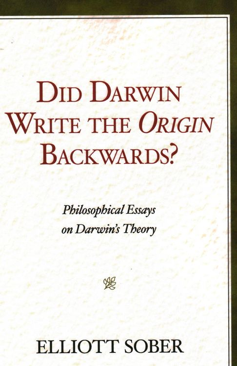 Produktbild: Did Darwin Write the Origin Backwards?