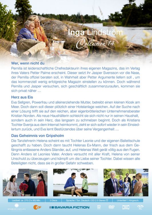 Produktbild: Inga Lindstr&ouml;m Collection 14 [3 DVD im Schuber]
