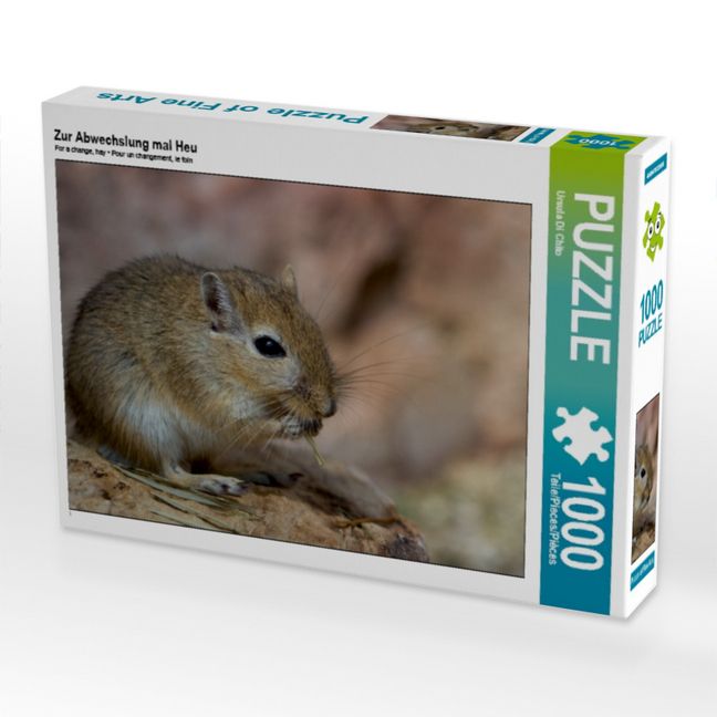 Produktbild: CALVENDO Puzzle Zur Abwechslung mal Heu | 1000 Teile Lege-Gr&ouml;&szlig;e 64x48cm Foto-Puzzle f&uuml;r gl&uuml;ckliche Stunden