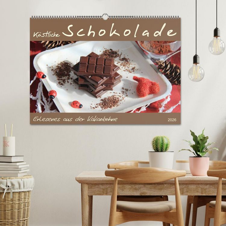 Produktbild: Schokolade - aus der Kakaobohne (Wandkalender 2026 DIN A2 quer), CALVENDO Monatskalender