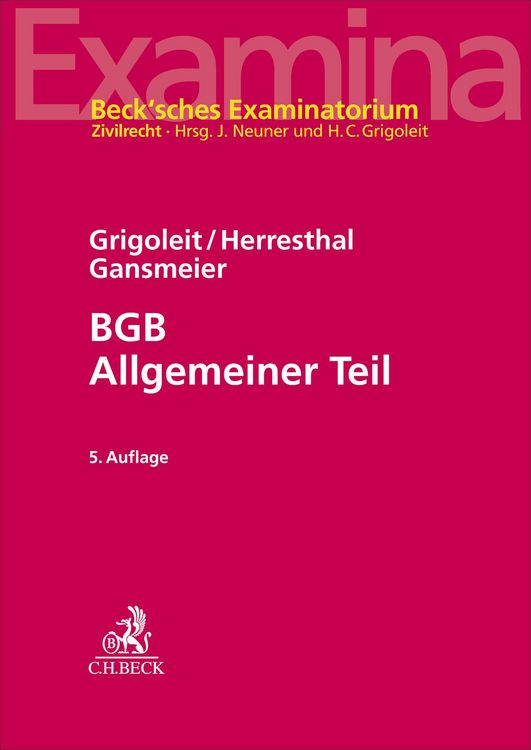 Produktbild: BGB Allgemeiner Teil