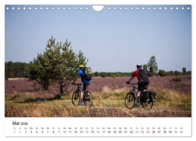 Produktbild: L&uuml;neburger Heide (Wandkalender 2026 DIN A4 quer), CALVENDO Monatskalender