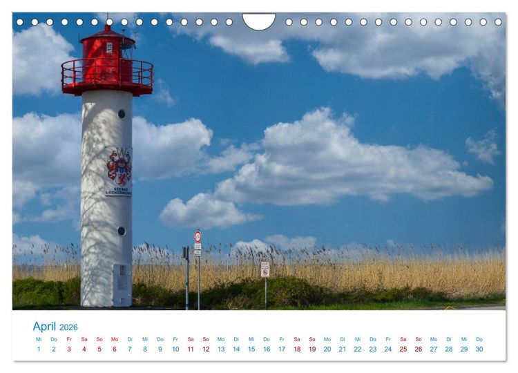 Produktbild: Streifzug auf Usedom (Wandkalender 2026 DIN A4 quer), CALVENDO Monatskalender