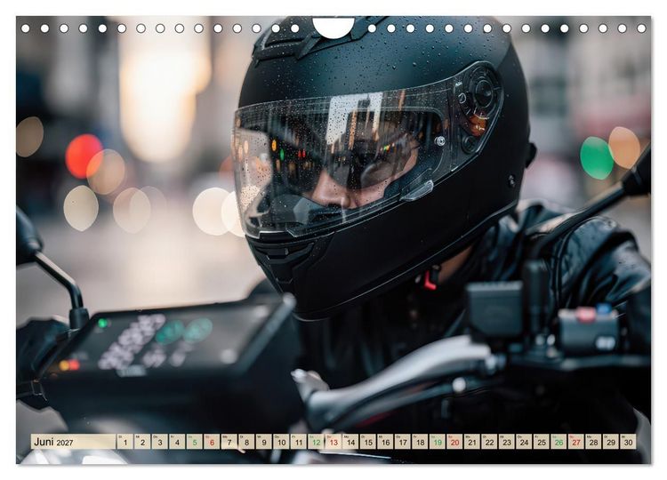 Produktbild: E-Motorrad-Biker (Wandkalender 2027 DIN A4 quer), CALVENDO Monatskalender