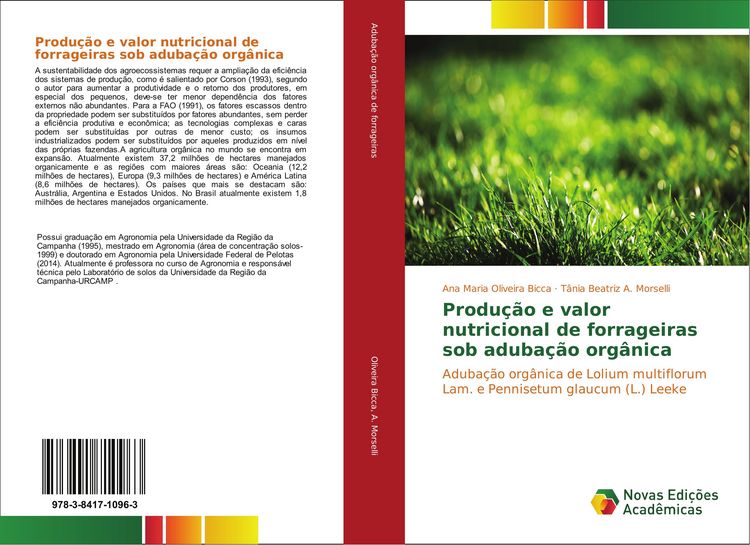 Produktbild: Produ&ccedil;&atilde;o e valor nutricional de forrageiras sob aduba&ccedil;&atilde;o org&acirc;nica