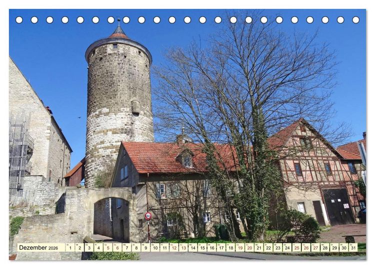 Produktbild: Unterwegs im Schwaben-Land (Tischkalender 2026 DIN A5 quer), CALVENDO Monatskalender