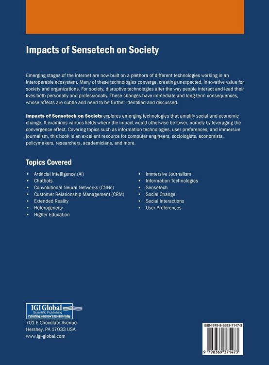 Produktbild: Impacts of Sensetech on Society