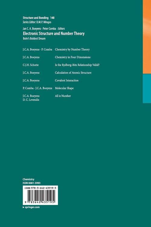 Produktbild: Electronic Structure and Number Theory