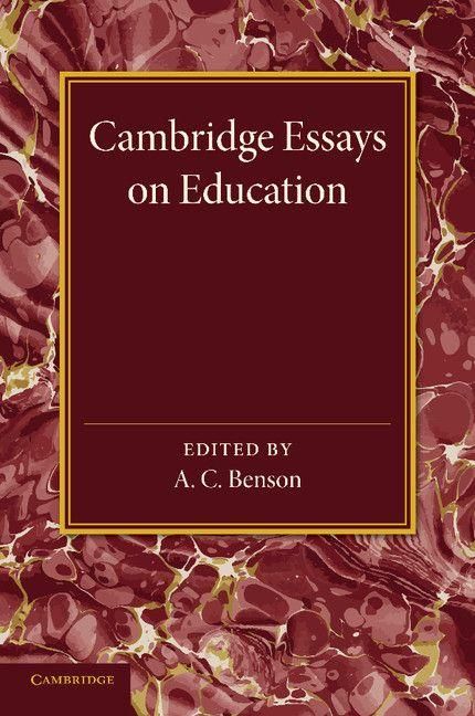 Produktbild: Cambridge Essays in Education