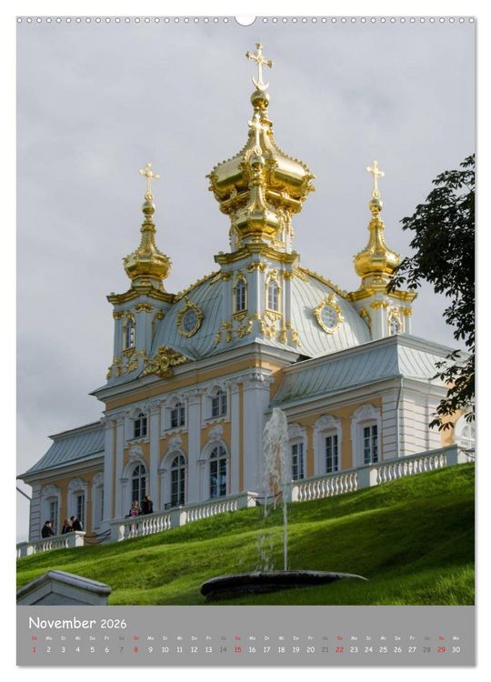 Produktbild: St. Peterburg und Umgebung (hochwertiger Premium Wandkalender 2026 DIN A2 hoch), Kunstdruck in Hochglanz