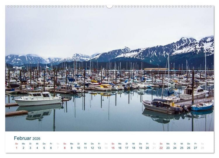 Produktbild: Der Alaska Kalender CH-Version (hochwertiger Premium Wandkalender 2026 DIN A2 quer), Kunstdruck in Hochglanz