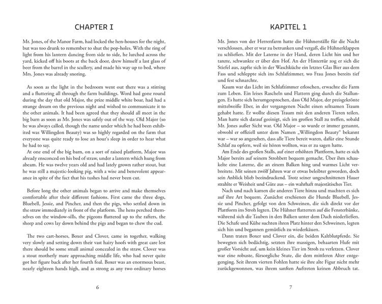 Produktbild: Farm der Tiere / Animal Farm. George Orwell. Zweisprachig Englisch-Deutsch