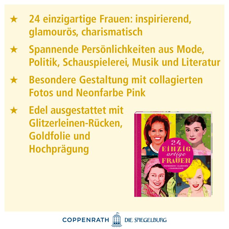 Produktbild: Adventskalenderbuch zum Aufschneiden &ndash; 24 einzigartige Frauen