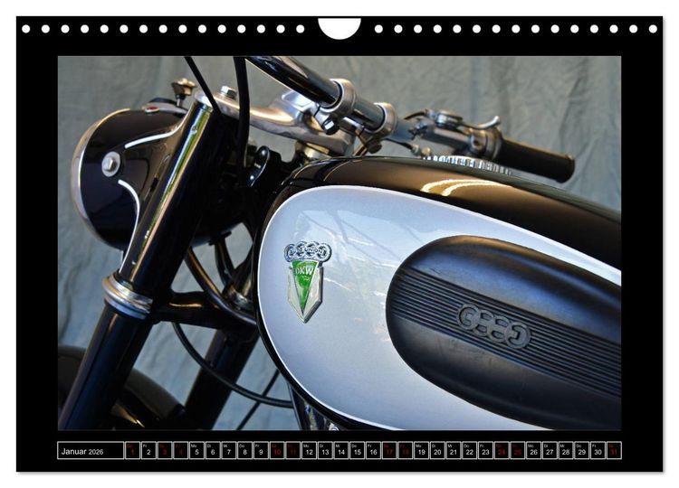 Produktbild: DKW RT 175 - Ein Motorrad der Auto Union (Wandkalender 2026 DIN A4 quer), CALVENDO Monatskalender