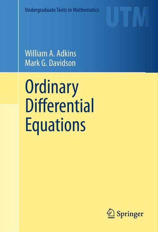 Produktbild: Ordinary Differential Equations