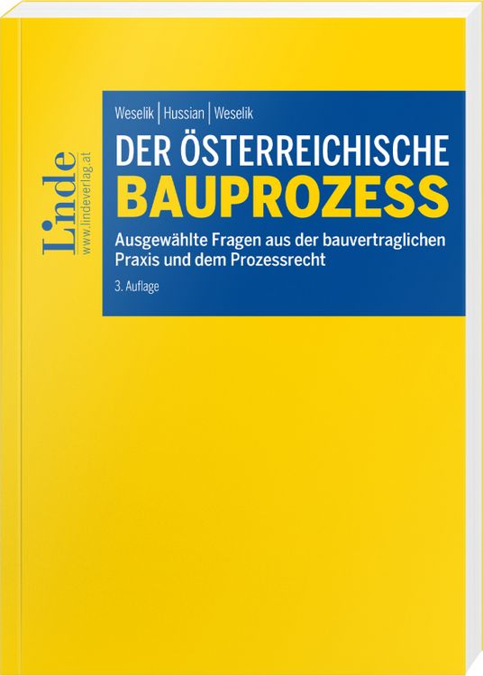 Produktbild: Der &ouml;sterreichische Bauprozess