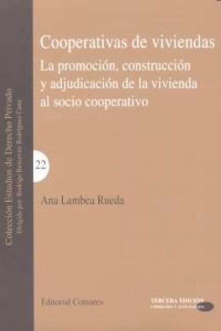 Produktbild: Cooperativas de viviendas: promoci&oacute;n, construcci&oacute;n y adjudicaci&oacute;n de la vivienda al socio cooperativo