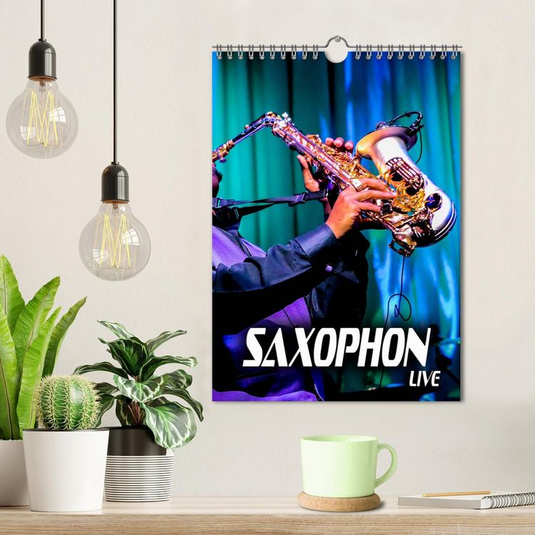Produktbild: Saxophon live (Wandkalender 2026 DIN A4 hoch), CALVENDO Monatskalender