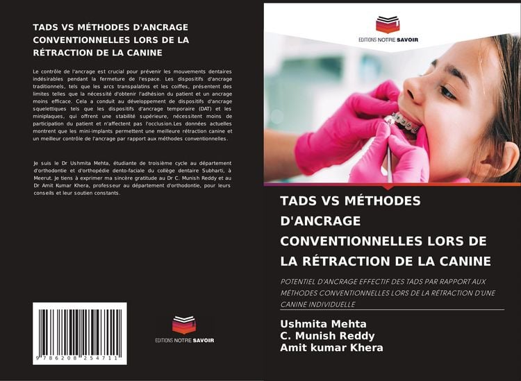 Produktbild: Tads Vs M&eacute;thodes D'ancrage Conventionnelles Lors De La R&eacute;traction De La Canine
