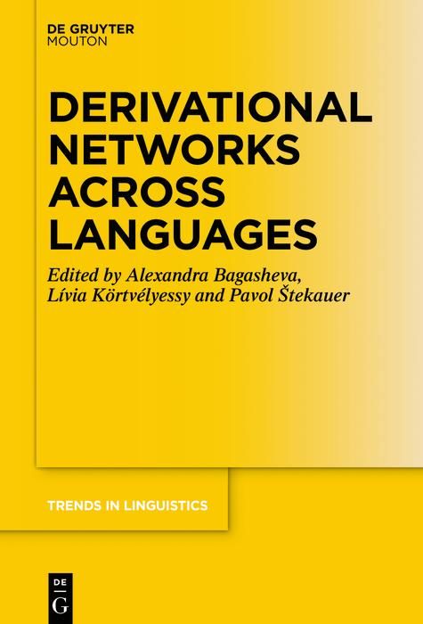Produktbild: Derivational Networks Across Languages