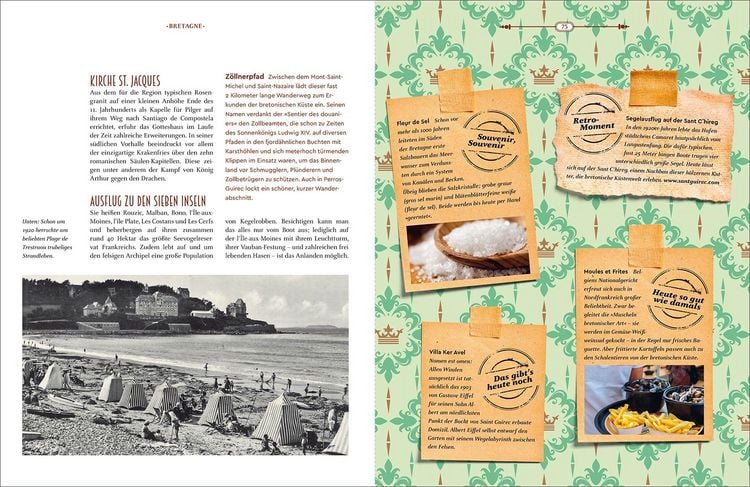 Produktbild: Bildb&auml;nde/illustrierte B&uuml;cher Heute so sch&ouml;n wie damals, Legend&auml;re Urlaubsorte in Frankreich