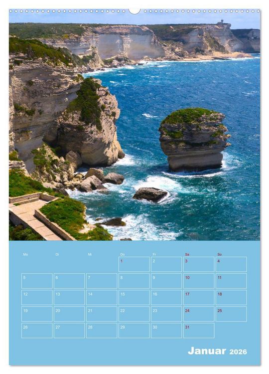 Produktbild: Fabelhaftes Korsika - Trauminsel im Mittelmeer (Wandkalender 2026 DIN A2 hoch), CALVENDO Monatskalender