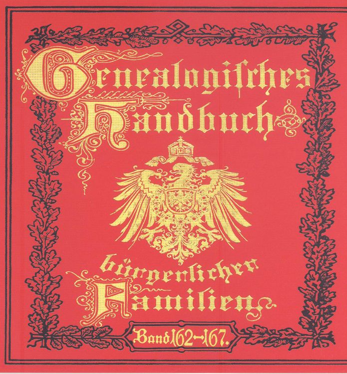 Produktbild: Deutsches Geschlechterbuch - CD-ROM. Genealogisches Handbuch b&uuml;rgerlicher Familien / Genealogisches Handbuch b&uuml;rgerlicher Familien B&auml;nde 162-167