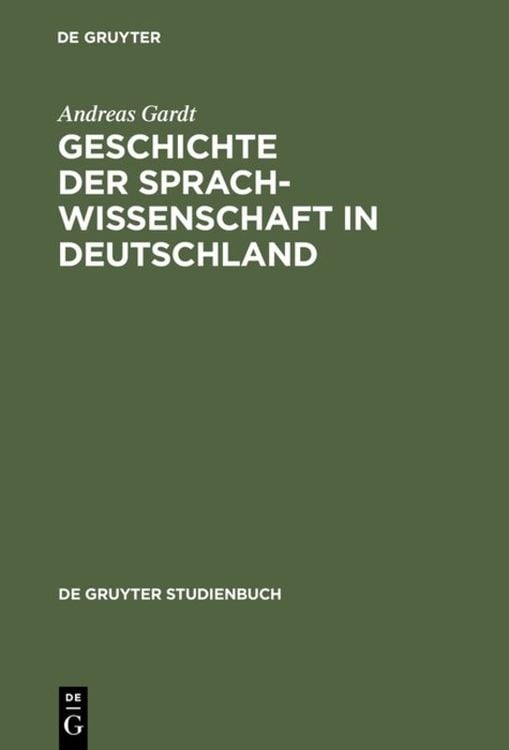 Produktbild: Geschichte der Sprachwissenschaft in Deutschland