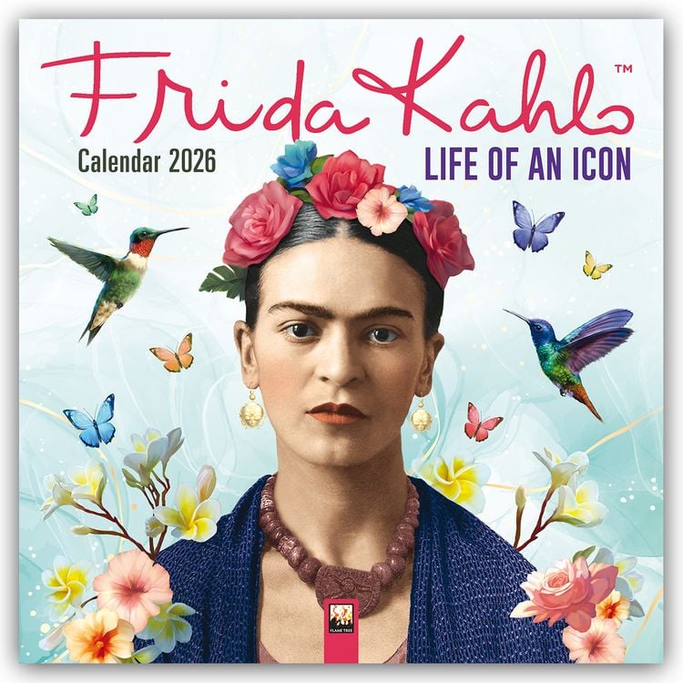 Produktbild: Frida Kahlo – Life of an Icon 2026 – Original Flame Tree Publishing-Kalender [Kalender]