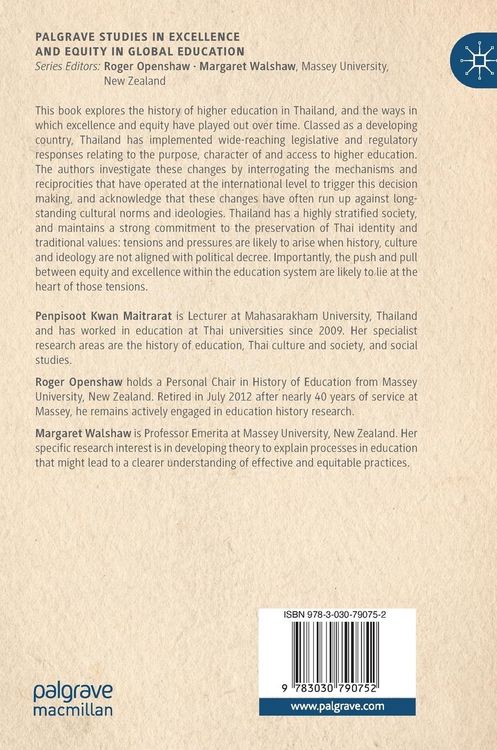 Produktbild: The History of Higher Education in Thailand