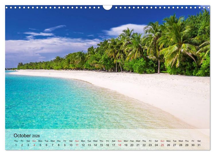 Produktbild: French Polynesia Paradise in the South Pacific (Wall Calendar 2026 DIN A3 landscape), CALVENDO 12 Month Wall Calendar