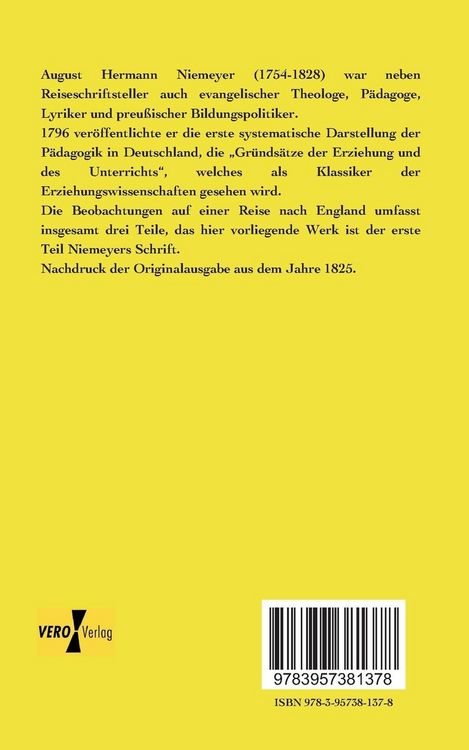 Produktbild: Beobachtungen auf einer Reise nach England