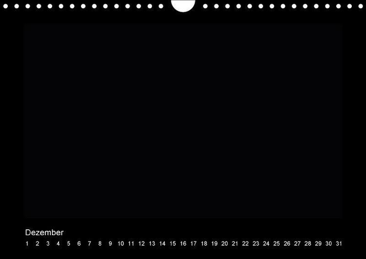 Produktbild: K. A., K: Geburtstags - Bastelkalender - Schwarz (Wandkalen