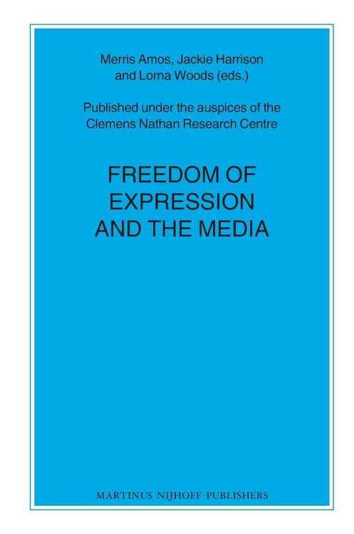 Produktbild: Freedom of Expression and the Media
