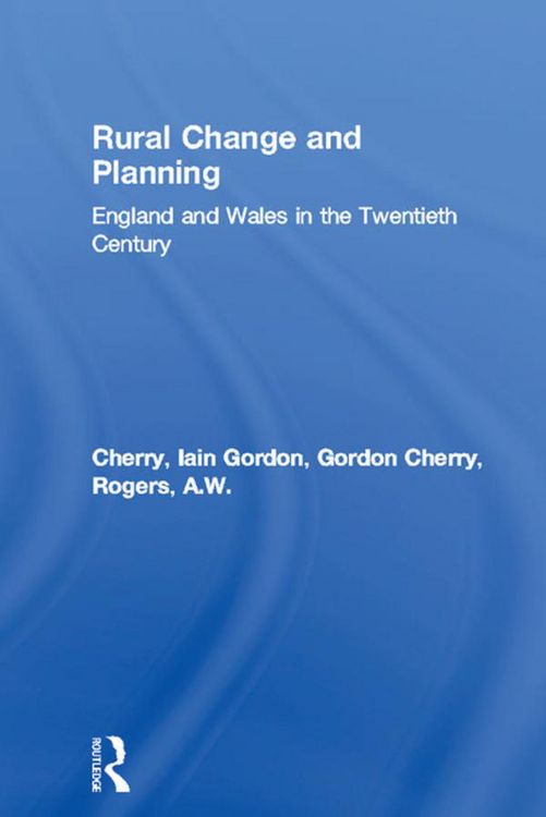 Produktbild: Rural Change and Planning