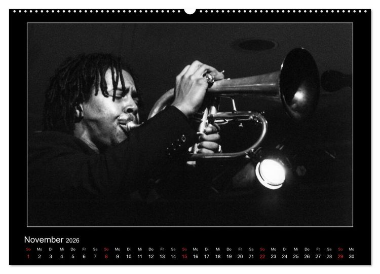 Produktbild: Jazz onstage (Wandkalender 2026 DIN A2 quer), CALVENDO Monatskalender