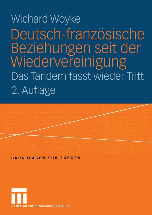 Produktbild: Deutsch-franz&ouml;sische Beziehungen seit der Wiedervereinigung