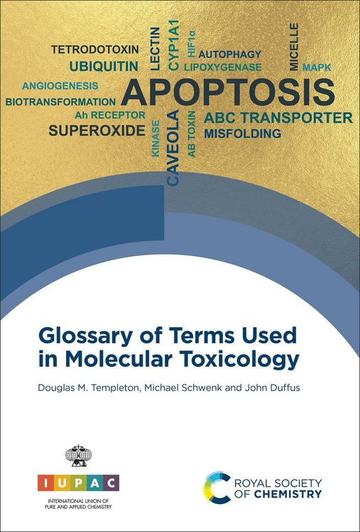 Produktbild: Glossary of Terms Used in Molecular Toxicology