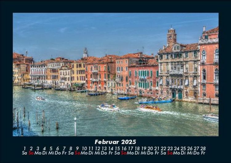 Produktbild: Venedig 2025 Fotokalender DIN A5
