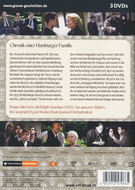 Produktbild: Die Bertinis - Grosse Geschichten [3 DVDs]