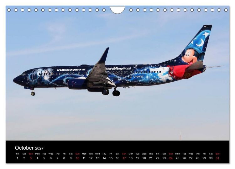 Produktbild: Airliners of the World (Wall Calendar 2027 DIN A4 landscape), CALVENDO 12 Month Wall Calendar