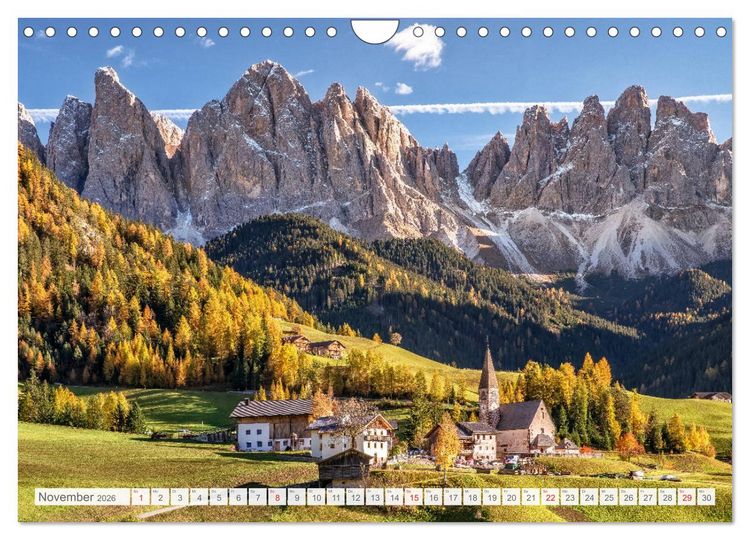 Produktbild: Faszinierende Bergwelten (Wandkalender 2026 DIN A4 quer), CALVENDO Monatskalender