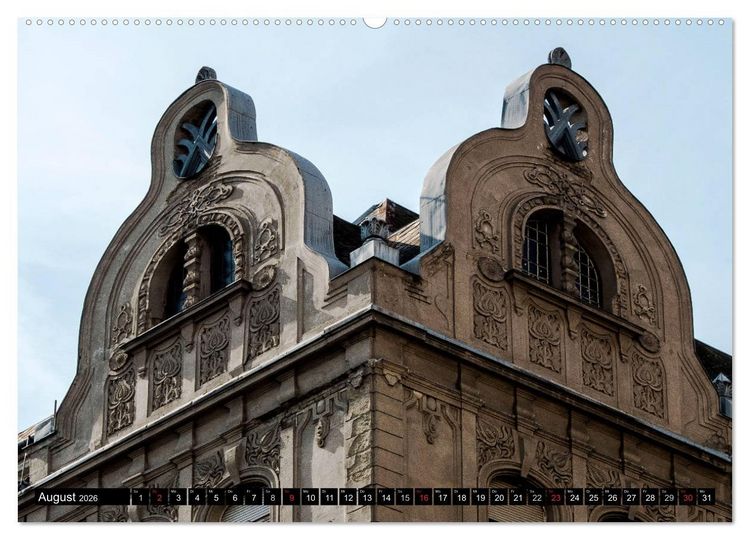 Produktbild: Budapester Jugendstil (Wandkalender 2026 DIN A2 quer), CALVENDO Monatskalender