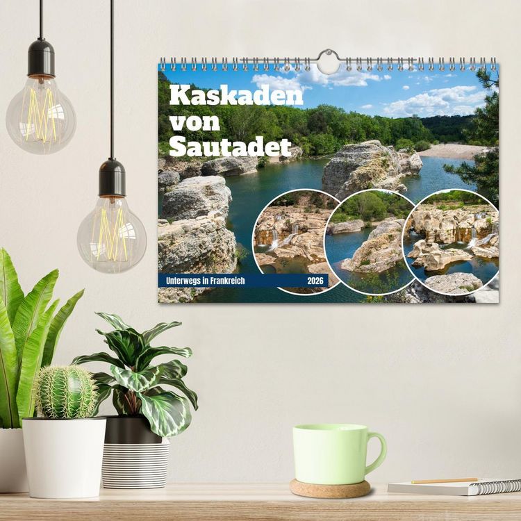 Produktbild: Kaskaden von Sautadet (Wandkalender 2026 DIN A4 quer), CALVENDO Monatskalender