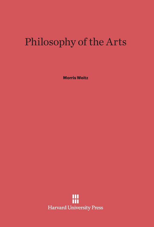 Produktbild: Philosophy of the Arts
