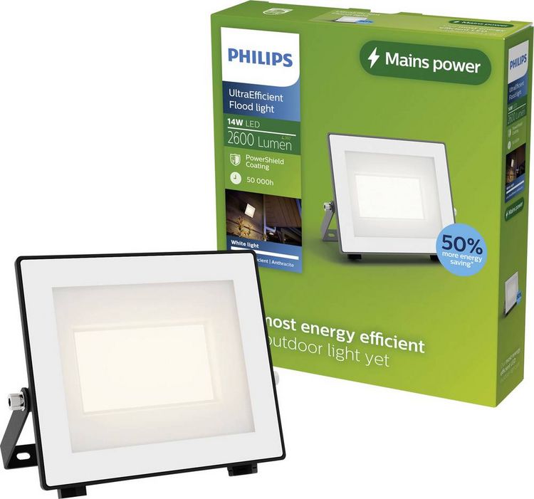 Produktbild: Philips LED Lois 929004642801 LED-Au&szlig;enstrahler 14W Leuchtfarben: Warmwei&szlig;